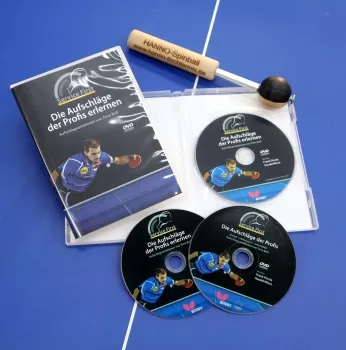 DVD "Die Aufschläge der Profis erlernen": Aufschlagvariationen von Timo Boll