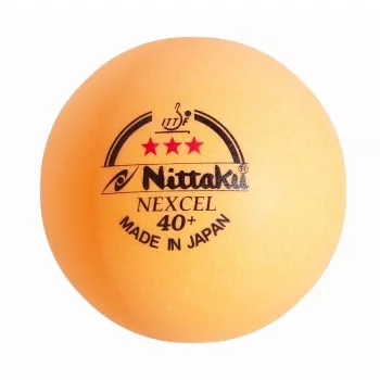 Nittaku Nexcel orange *** 120 Stück / Made in Japan Cell-Free mit Naht